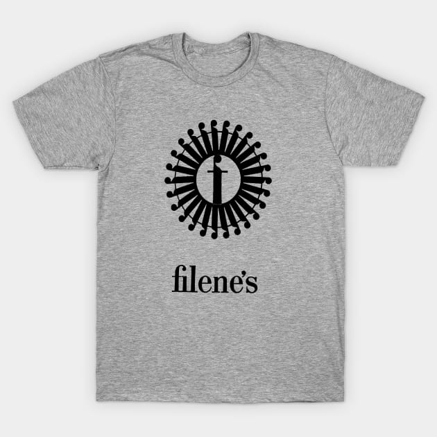 Filene's Department Store - Boston, Massachusetts T-Shirt by EphemeraKiosk